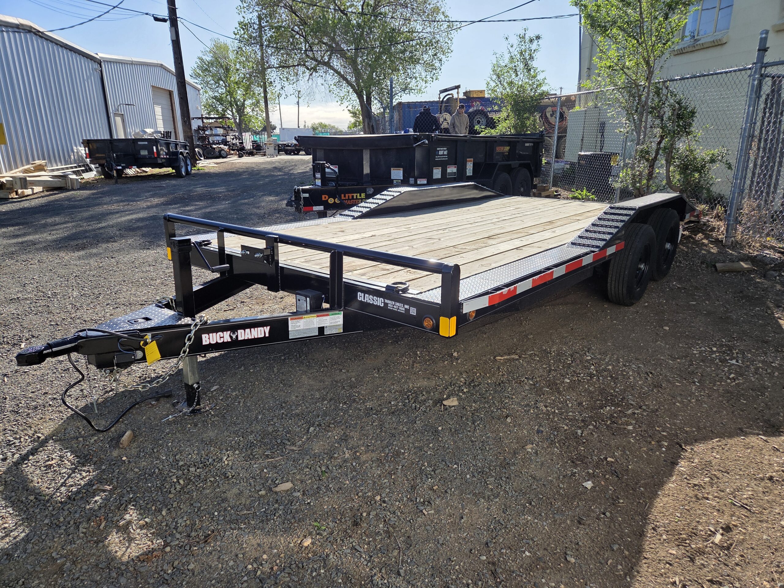 16′ Drive Over Fender Equipment Trailer 16′ Drive Over Fender Equipment Trailer